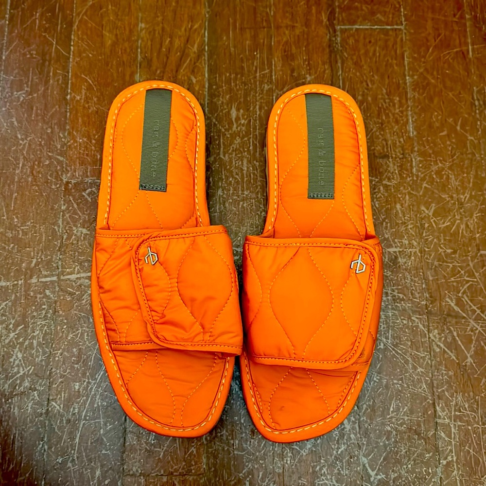 Bright Orange Rag and Bone Shoes